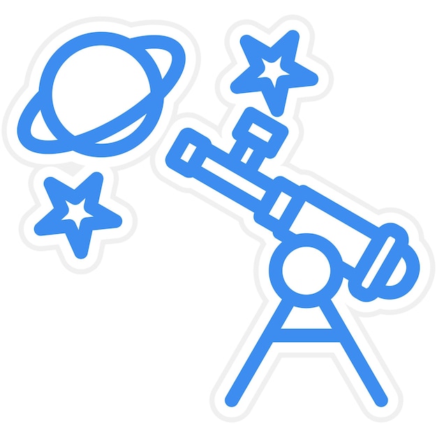 Vector vector design astronomy icon style