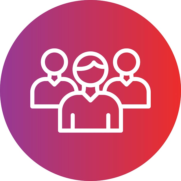 Vector Design Audience Insight Icon Style