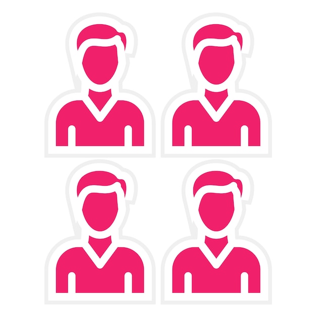 Vector vector design audience insight icon style