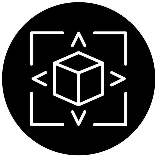 Vector Design Augmented Reality AR Icon Stijl