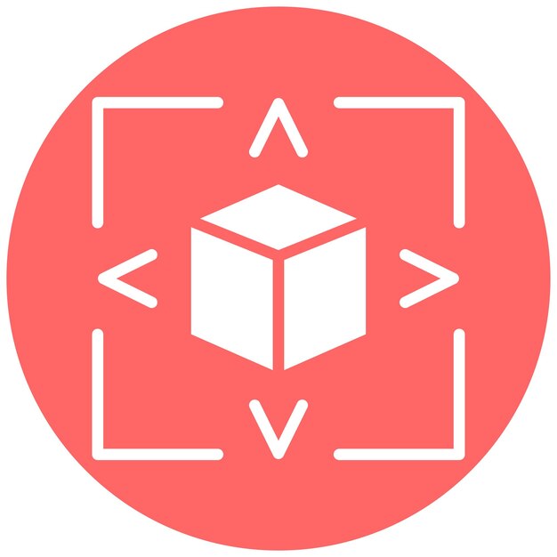 Vector Design Augmented Reality AR Icon Stijl