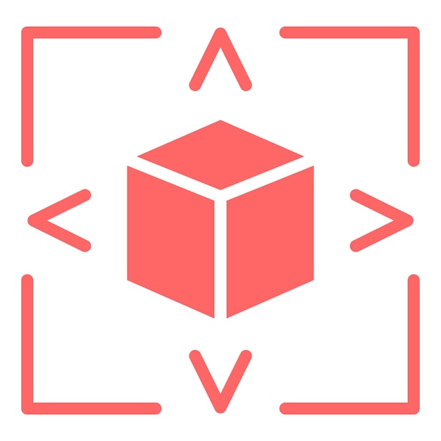 Vector Design Augmented Reality AR Icon Stijl
