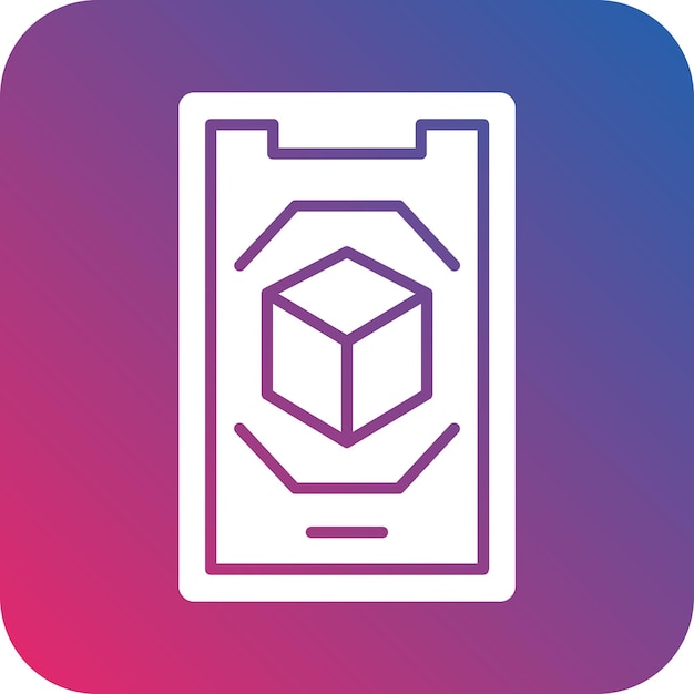 Vector Design Augmented Reality Icon Style