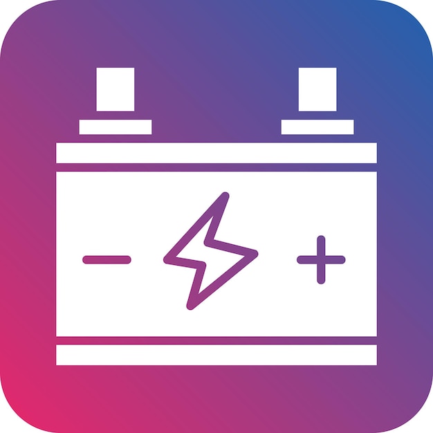 Vector Design Auto Battery Icon Style