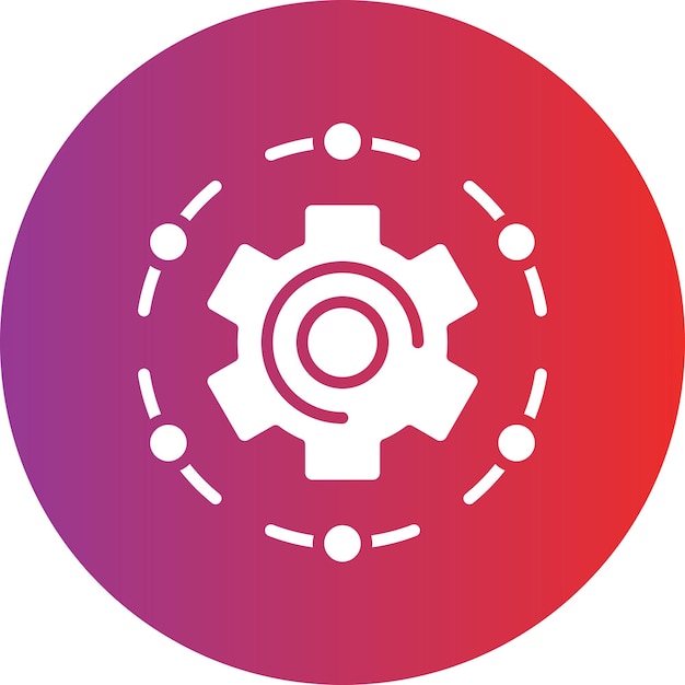 Vector Design Automation Icon Style