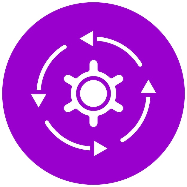 Vector Design Automation Icon Style