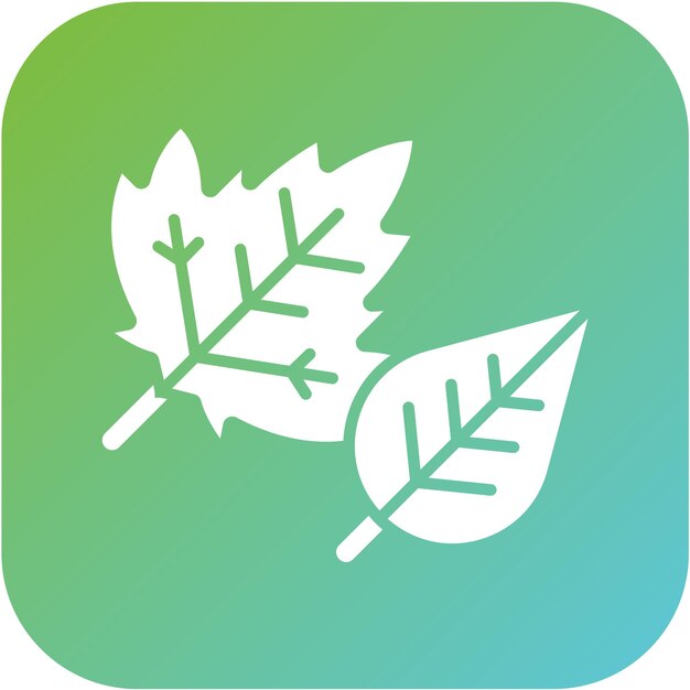 Vector Design Autumn Leaves Icon Style