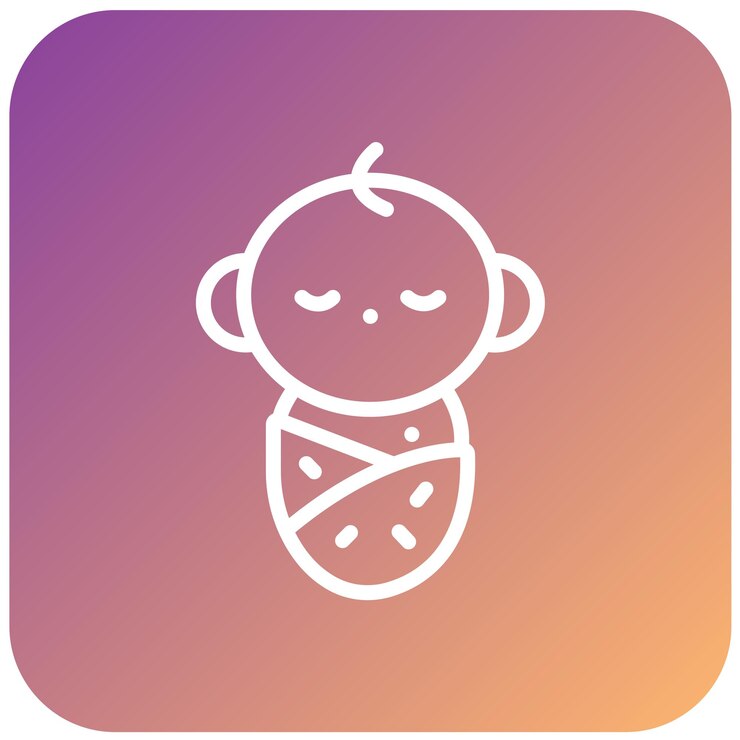 터 디자인 베이비 아이콘 스타일