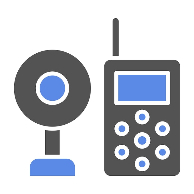 Vector vector design baby monitor icon style