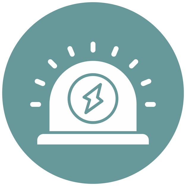 Vector Design Backlight Icon Style