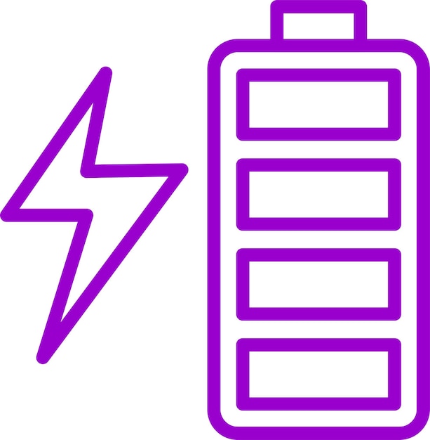 Vector Design Backup Battery Icon Style