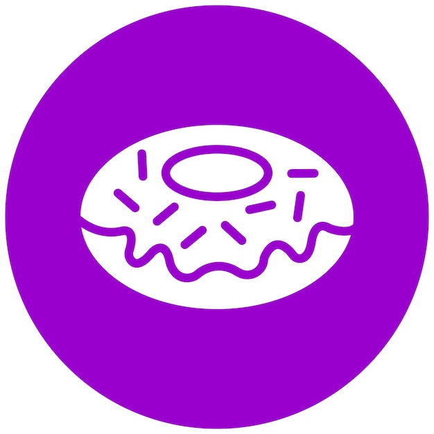 Vector Design Bagel Boulevard Icon Stijl