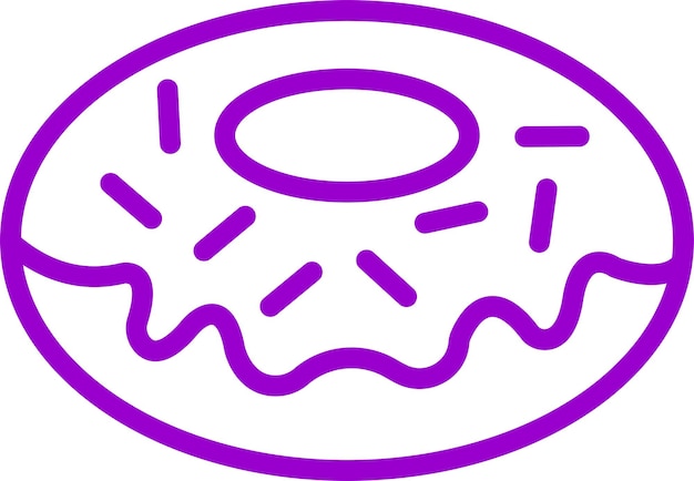 Vector Design Bagel Boulevard Icon Stijl