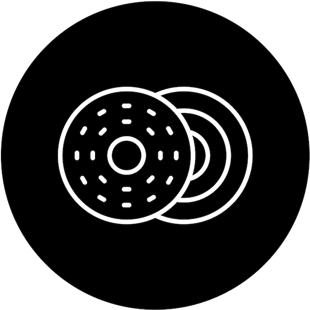 Vector Design Bagel Icon Style