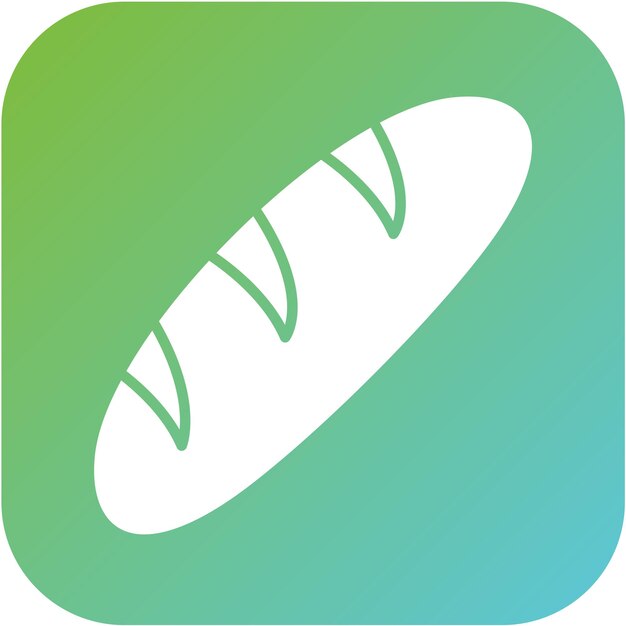 Vector Design Baguette Icon Stijl