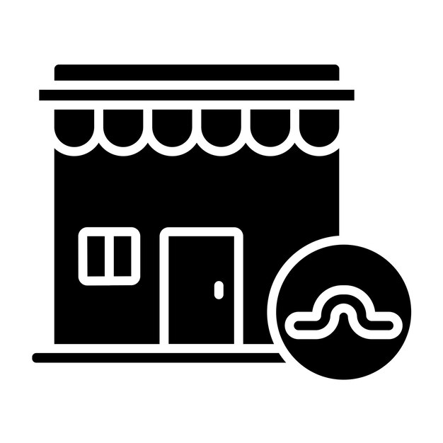 Vector design bait shop icon style