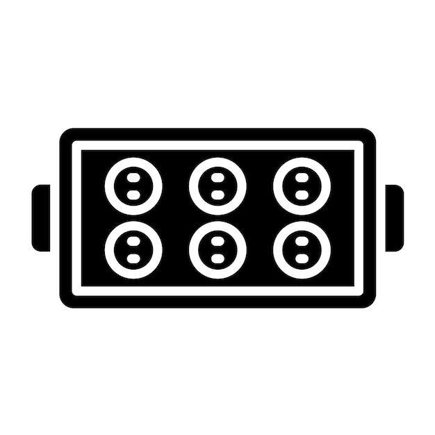 Vector Design Baking Tray Icon Style