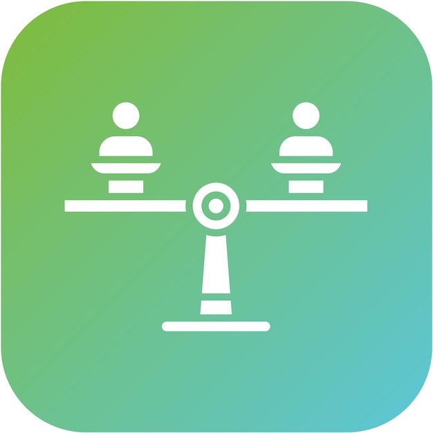 Vector Design Balancing Art Icon Style