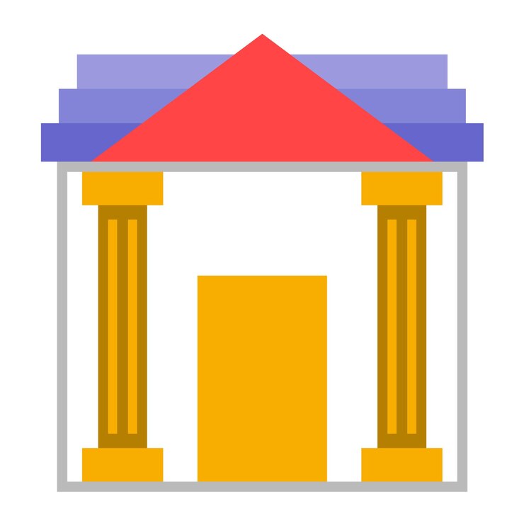 Vector vector design bank icon style