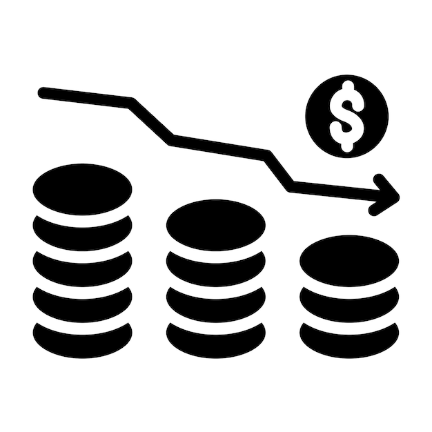 Vector vector design bankruptcy icon style