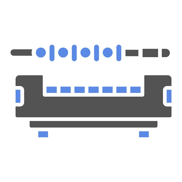 터 디자인 바베큐 아이콘 스타일