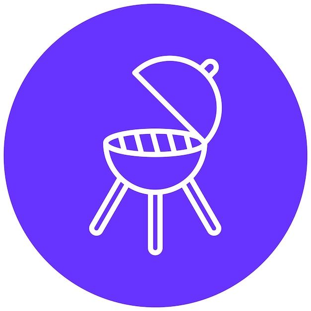 Vector vector design barbecue icon style