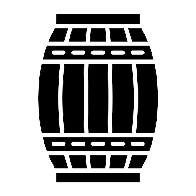 Vector vector design barrel icon style