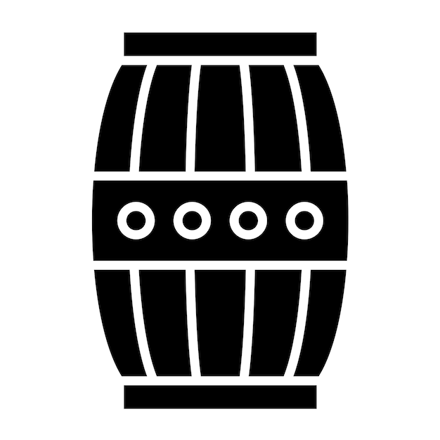 Vector vector design barrel icon style