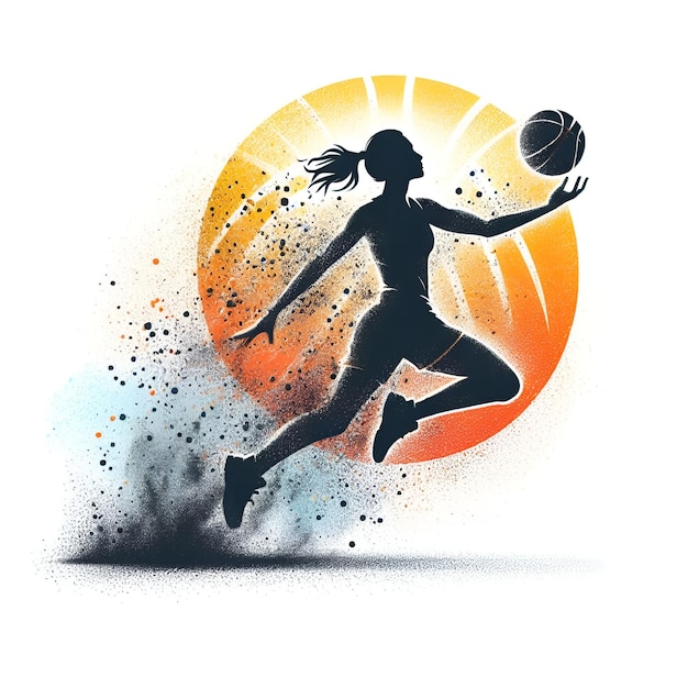 Vector vector design basketball logo