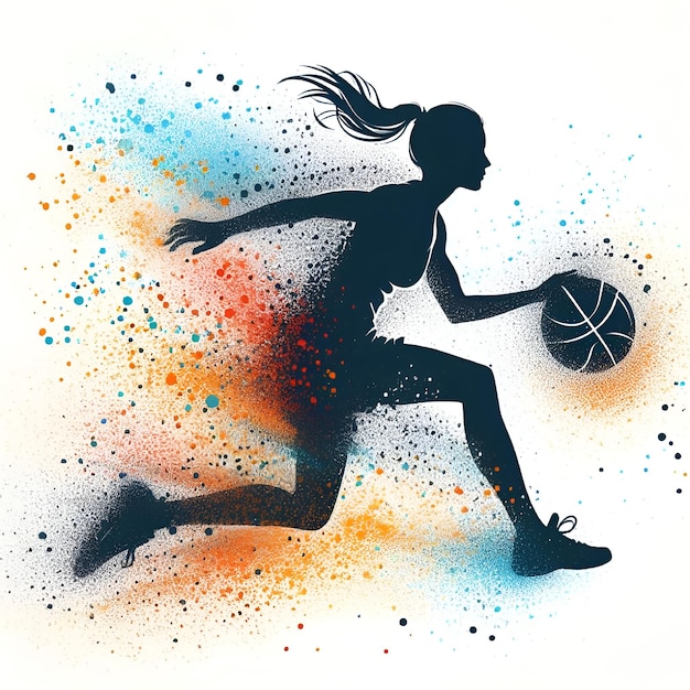 Vector vector design basketball logo