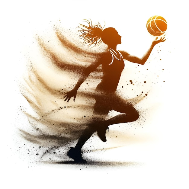 Vector vector design basketball logo