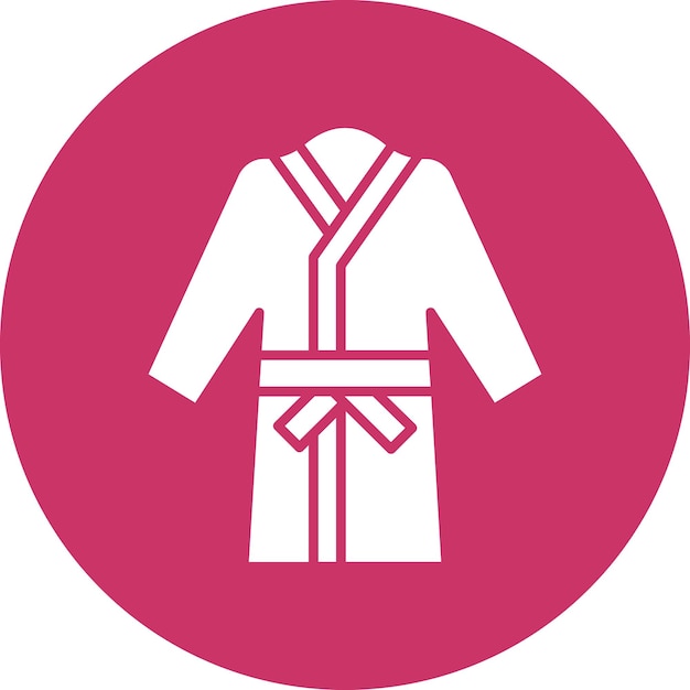 Vector Design Bathrobe Icon Style