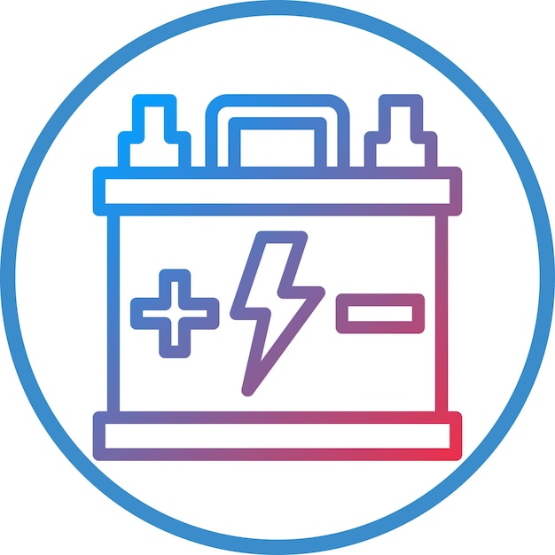 Vector design battery icon style