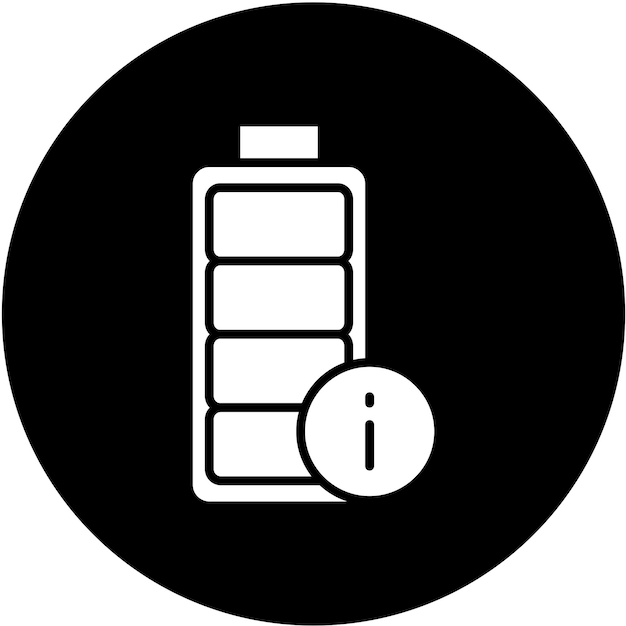 Vector vector design battery info icon style