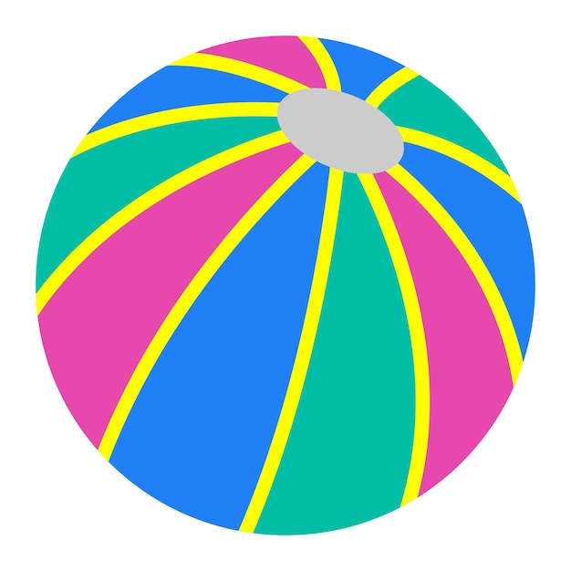 Vector Design Beach Ball Icon Style