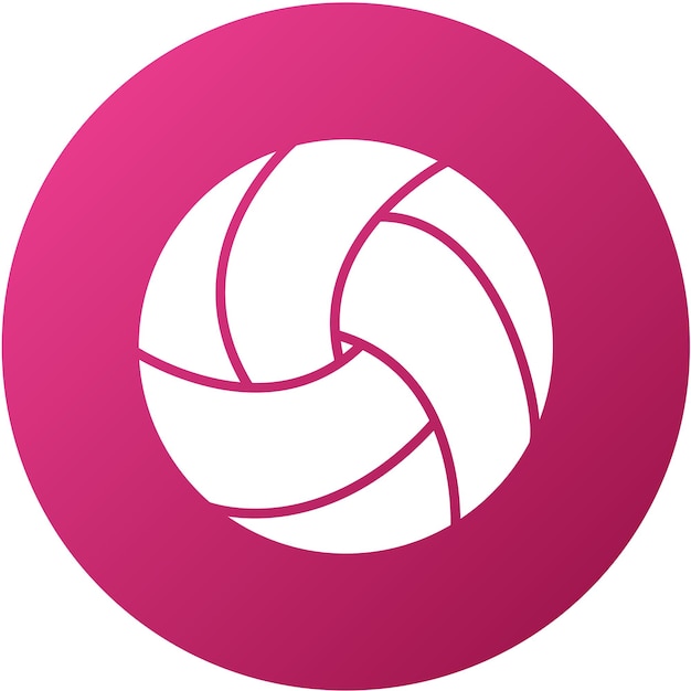 Vector Design Beach Volleyball Icon Style