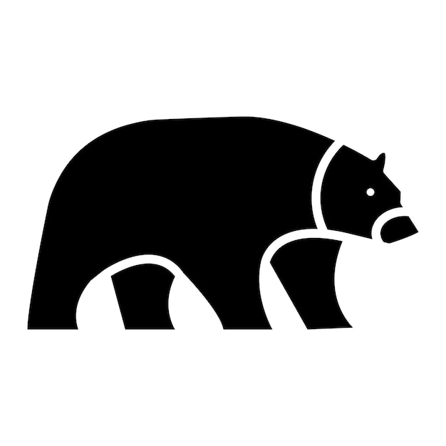 Vector vector design bear icon style