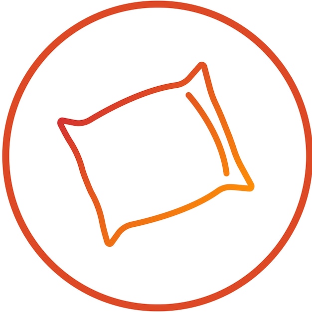 Vector Design Bed Skirt Icon Stijl