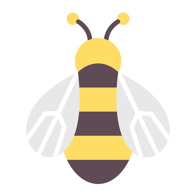 Vector Design Bee Icon Stijl