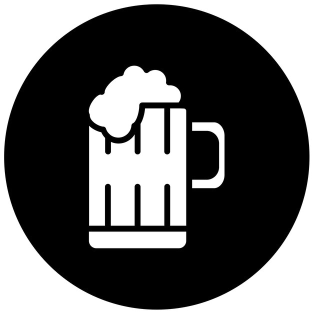 ベクトル vector design beer glasses icon style