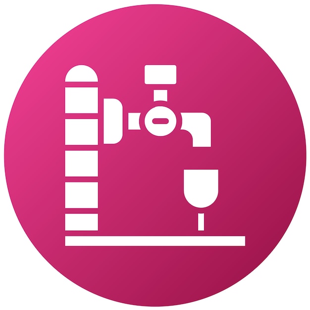 Vector Design Beer Tap Icon Style