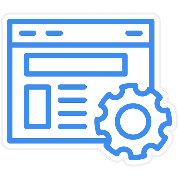 Vector Design Beta Tester Icon Stijl