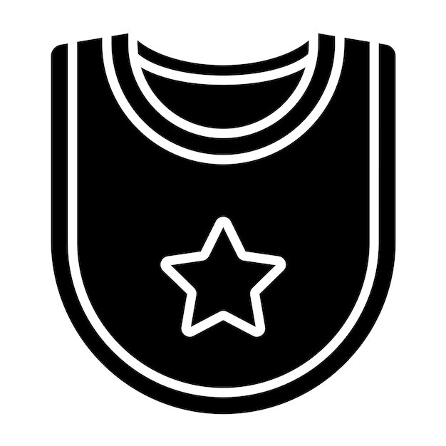 Векторный дизайн Bib Icon Style