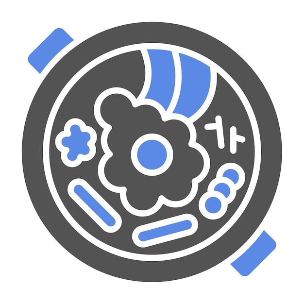 Вектор Векторный дизайн bibimbap icon style