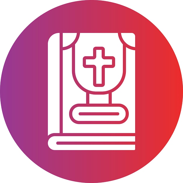 Vector Design Bible Icon Style