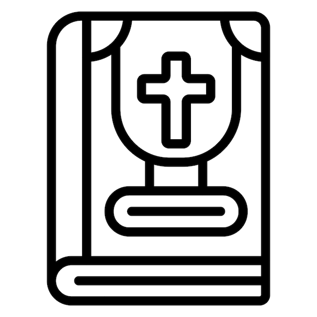 Vector vector design bible icon style