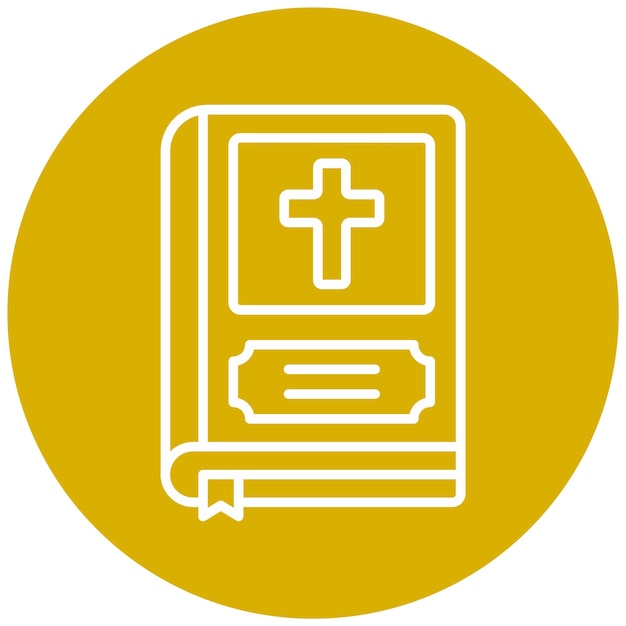 Vector vector design bible icon style