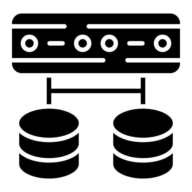 Vector Design Big Data Icon Style