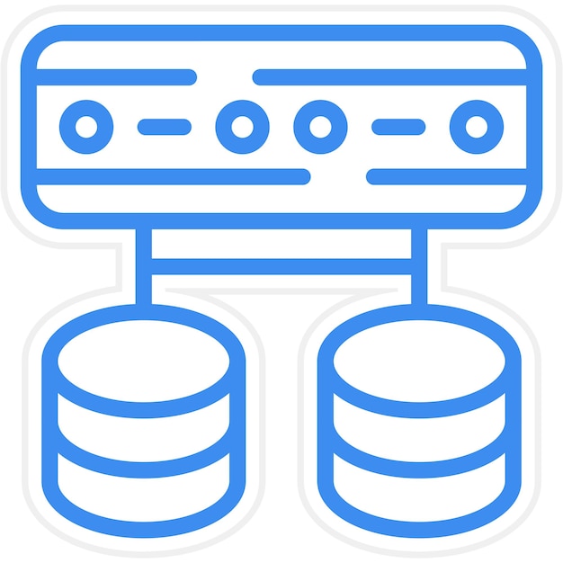 Vector vector design big data icon style