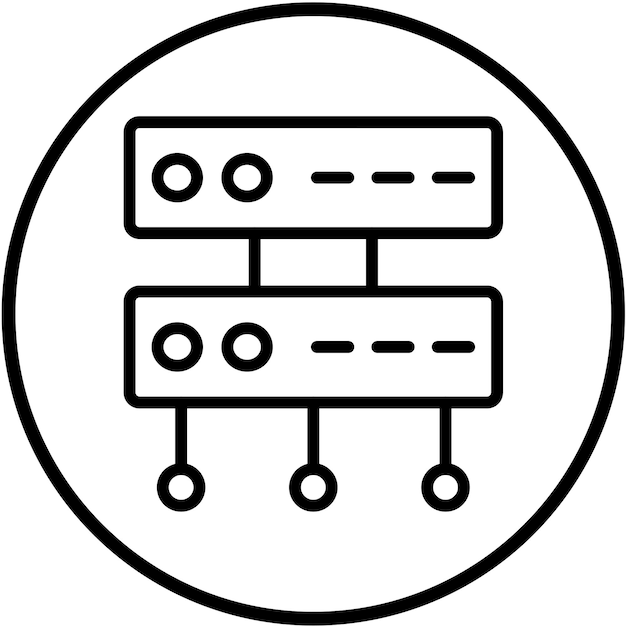 Vector Design Big Data Icon Style